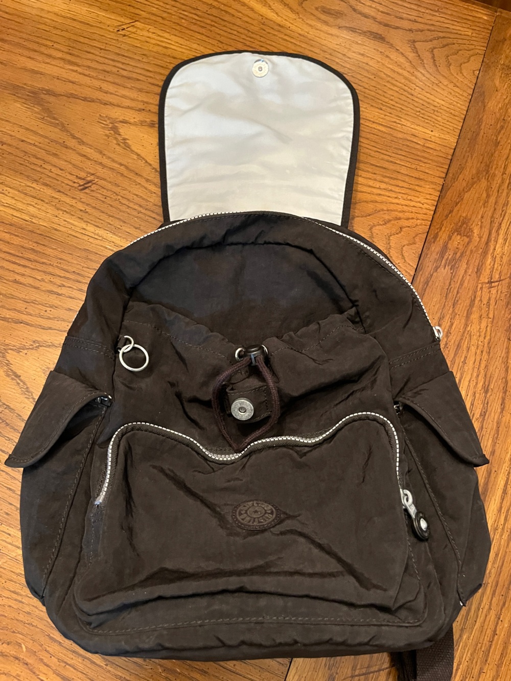 Kipling Black Nylon Backpack - Picture 7 of 10